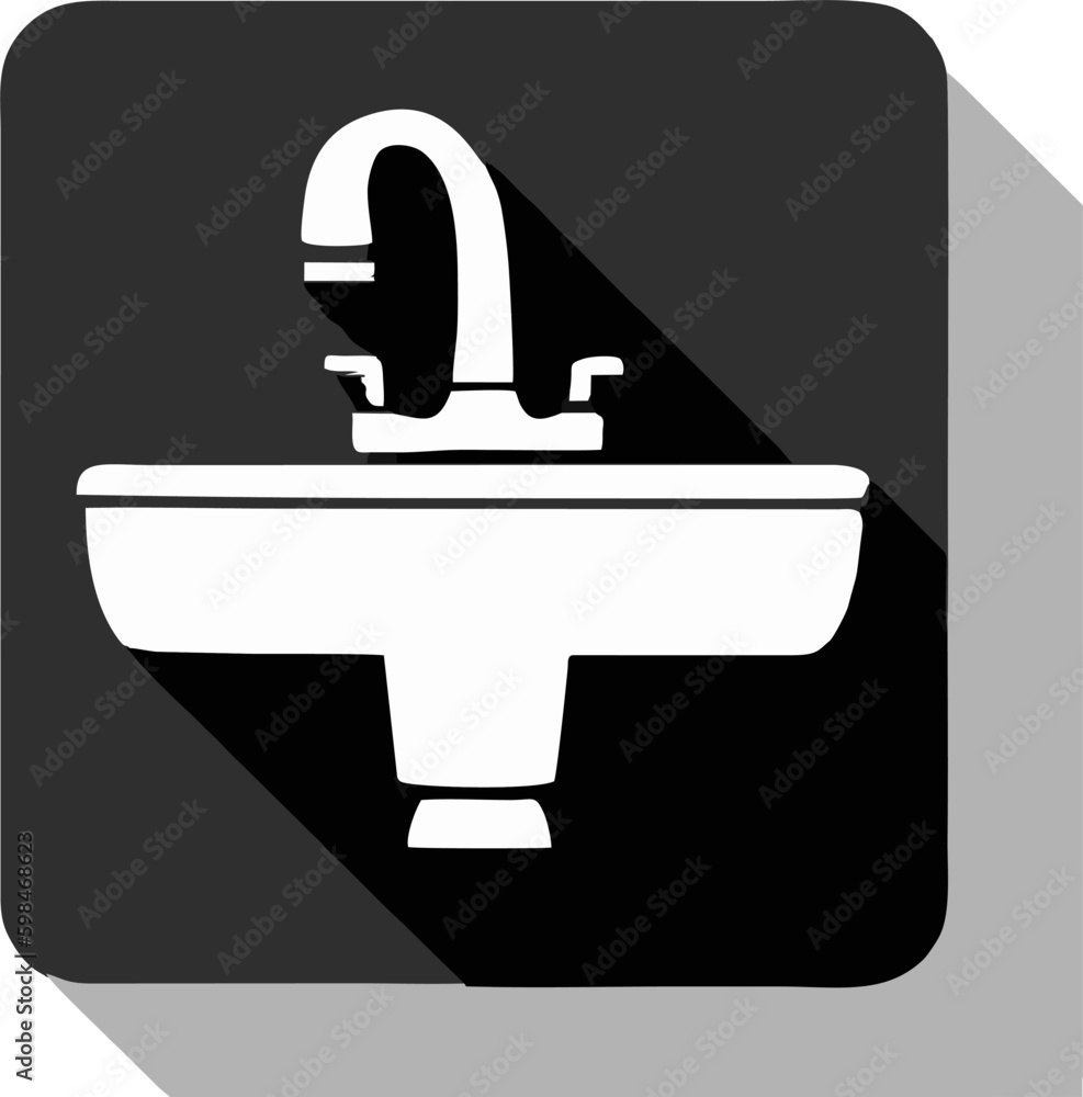 Bathroom sink unit line icon, outline vector sign, linear style pictogram isolated on white. Symbol, logo illustration. Editable stroke Bathroom sink unit line icon, outline vector sign, linear style pictogram isolated on white. Symbol, logo illustration. Editable stroke