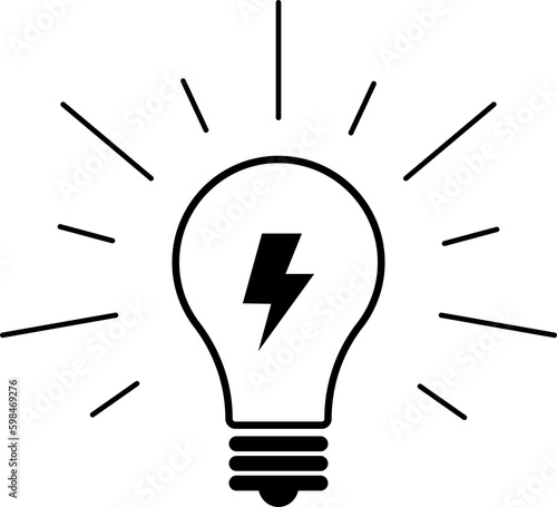 Fotografie Blub vector icon
