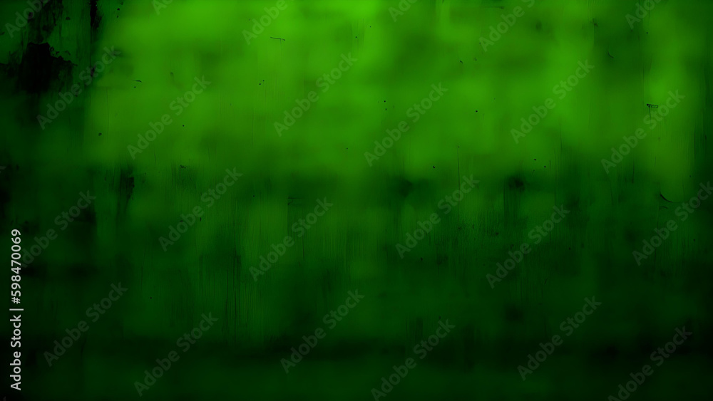 Fototapeta premium abstract painting background texture with dark and green, grunge green and very dark green colors for photo effect. Halloween texture for wallpaper texture design