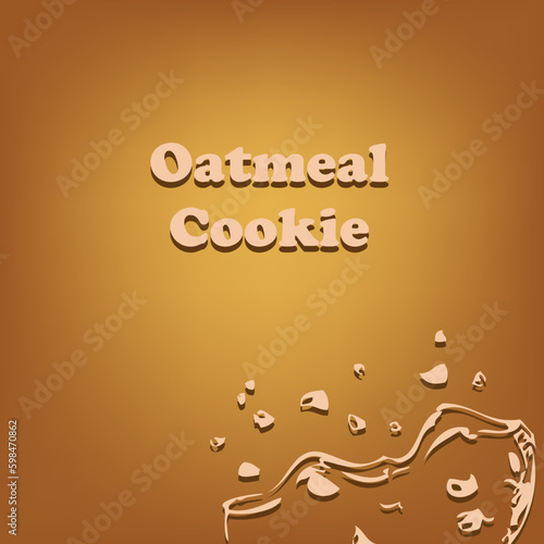 Oatmeal Cookie Illustration