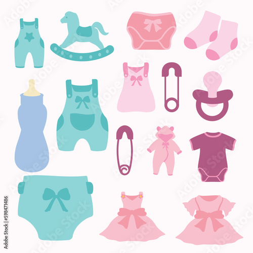 set of baby clothes