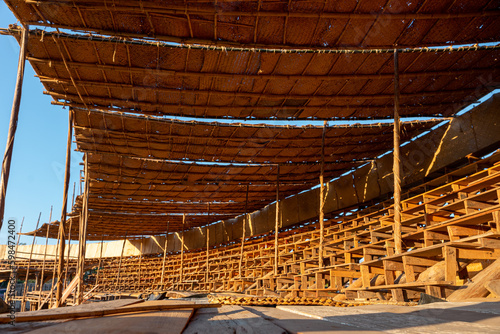 Wooden Structure, Knotted, traditional building process for the 