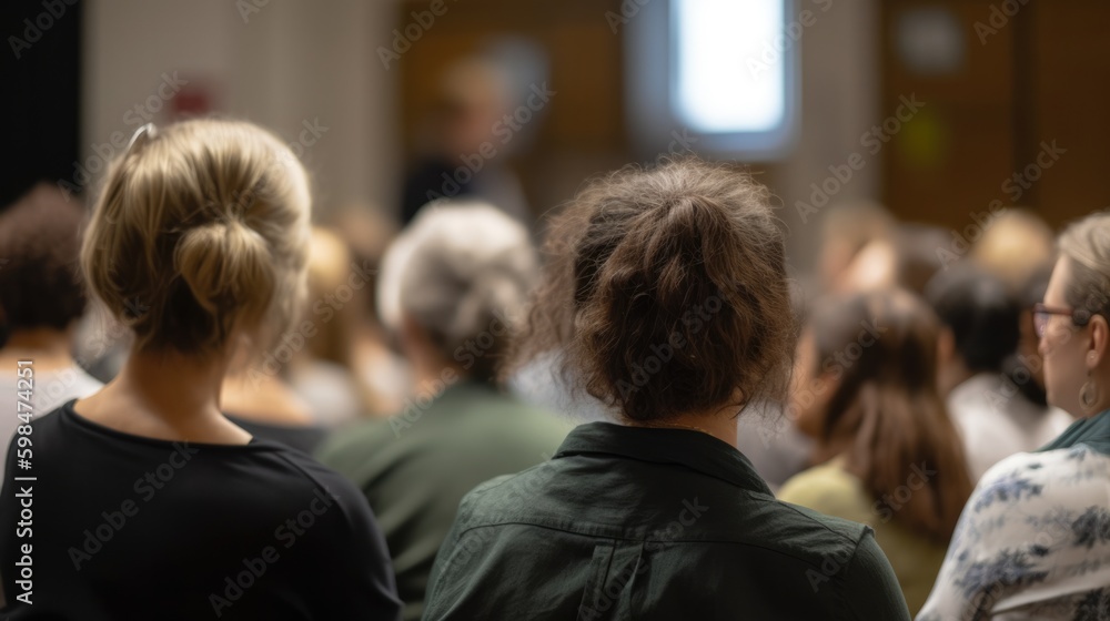 group of people attending a workshop or class, generative ai group of people attending a workshop or class, generative ai