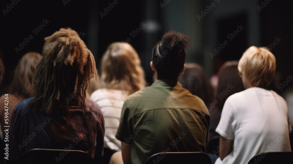 group of people attending a workshop or class, generative ai