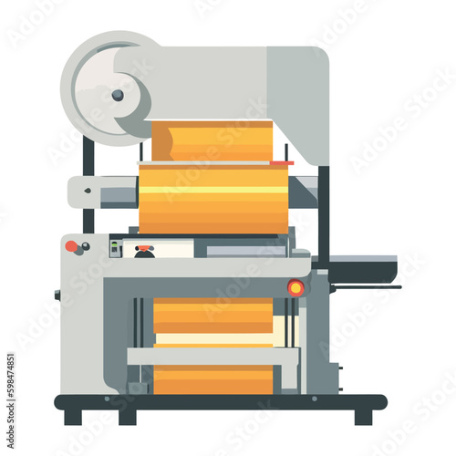 gray packing machine Generative AI