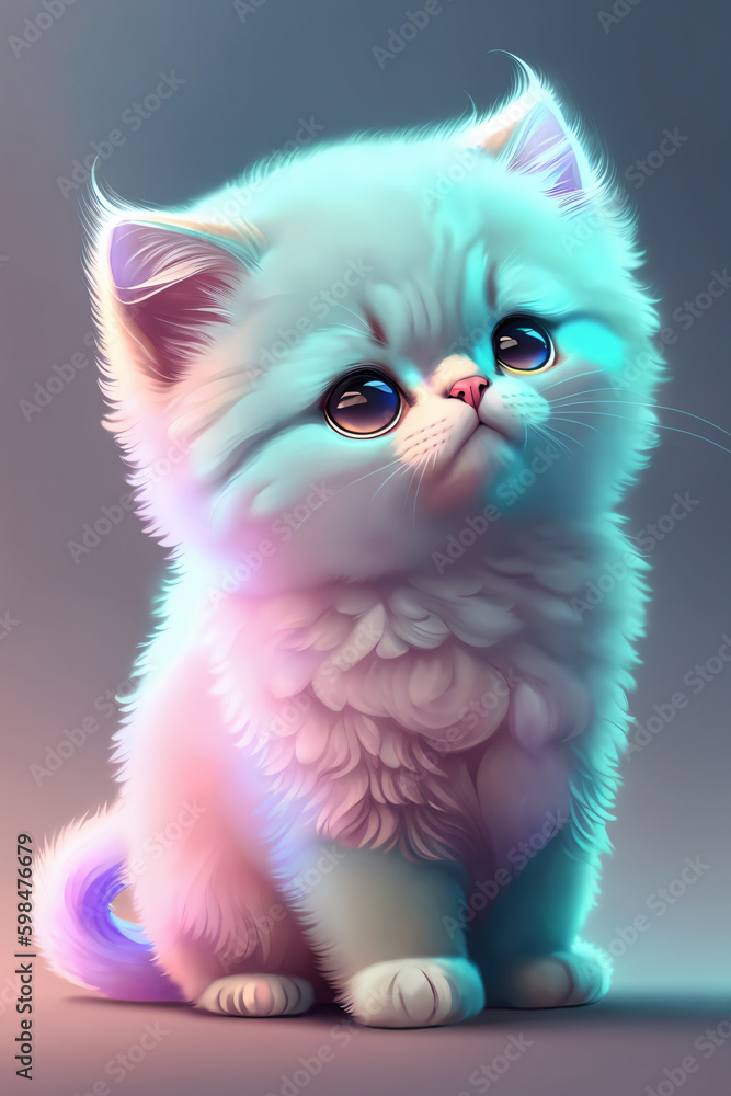 Cute cat illustration