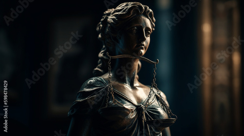 goddess of justice. Generative AI