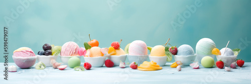  Ice cream fruitty , Generative ai