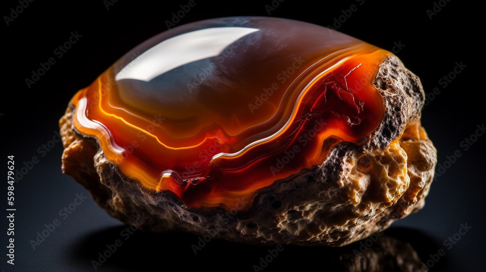 agate stone. Generative AI agate stone. Generative AI