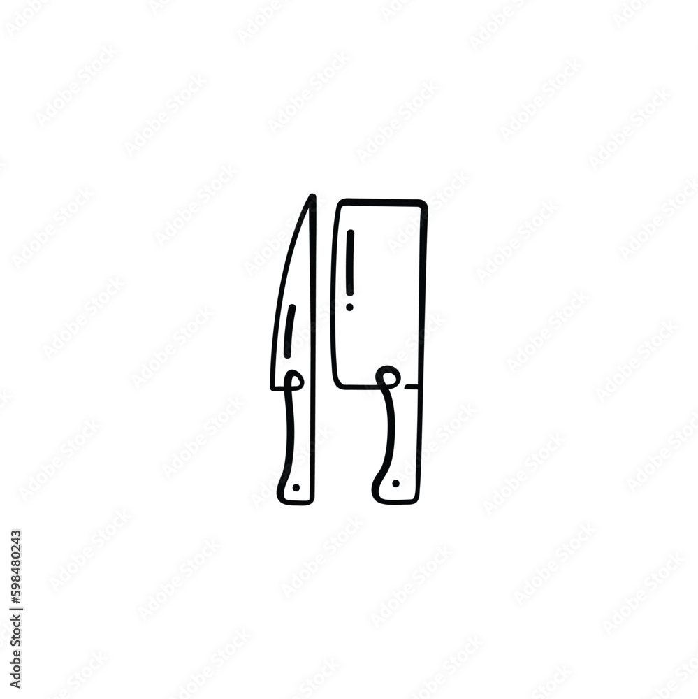 Knife Line Style Icon Design
Knife Line Style Icon Design