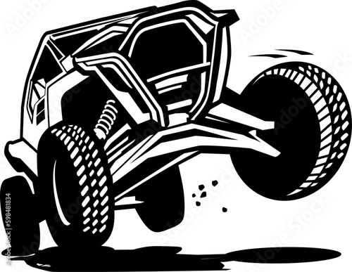 utv logo design icon vector