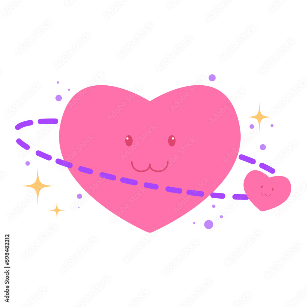 heart with space heart with space