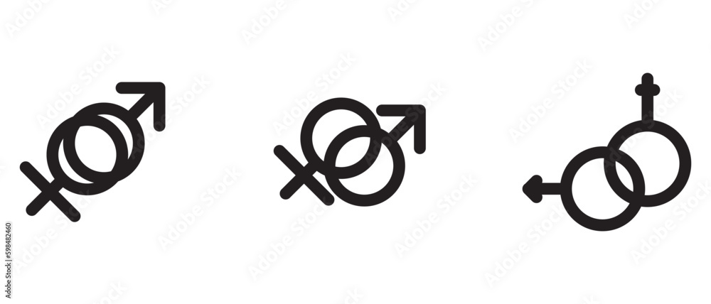 Gender icon or logo isolated sign symbol vector illustration - high quality black style vector icons Gender icon or logo isolated sign symbol vector illustration - high quality black style vector icons
