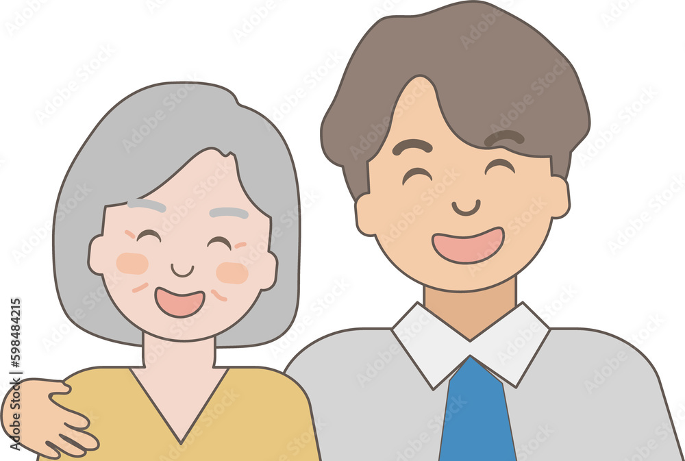 Mother and son Smiling Together. Happy mother's day. Mother and son Smiling Together. Happy mother's day.