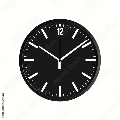 silhouette of watch - isolated vector illustration on white background for logo, graphic design, advertising, and marketing. generative ai