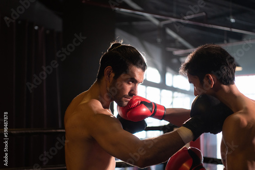 Punching is one of the master techniques of Muay Thai that is used to kick and lift to prevent kicks. which boxers are popularly used as weapons, Muay Thai,Thai martial arts.