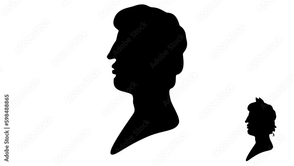 Justinian I silhouette