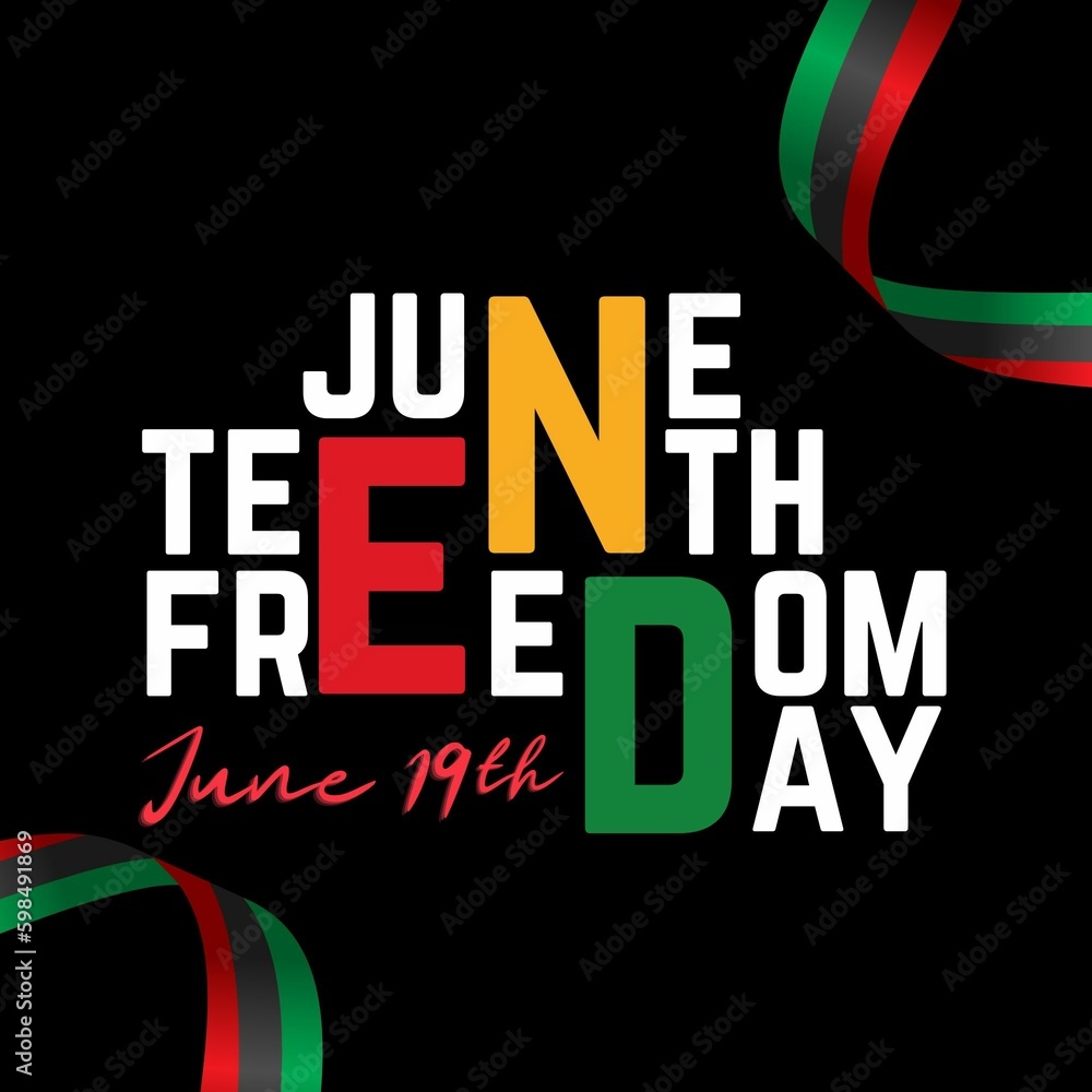 Juneteenth Independence Day. Freedom or Emancipation Day. Annual American holiday banner Juneteenth Independence Day. Freedom or Emancipation Day. Annual American holiday banner