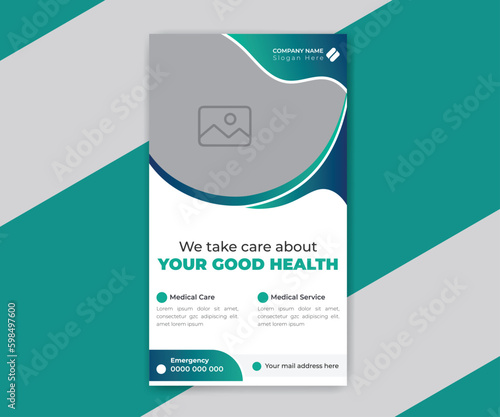 Medical healthcare services instagram stories template