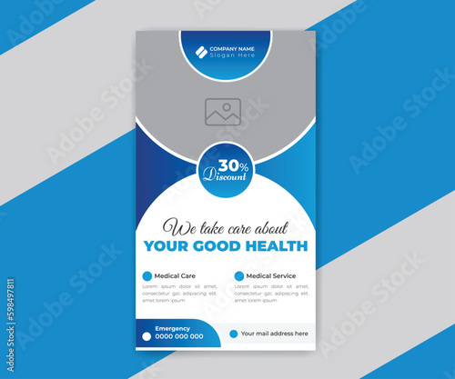 Medical healthcare instagram stories design template