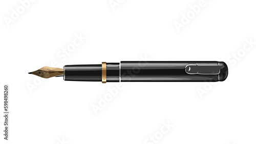 fountain pen writes elegant Generative AI