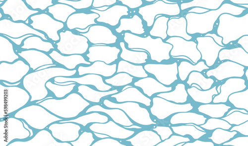 Water surface pattern vector illustration