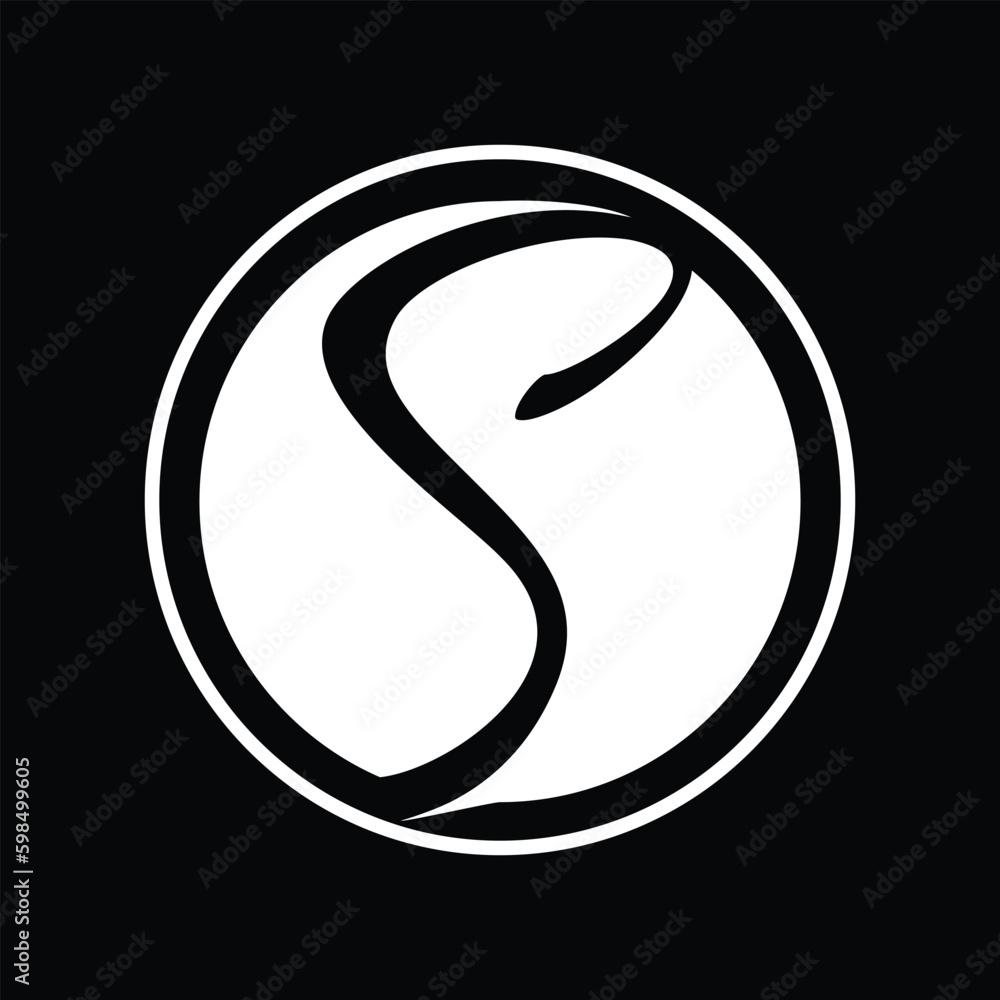 Alphabet S initial logo company branding design abstract monogram vector template Alphabet S initial logo company branding design abstract monogram vector template