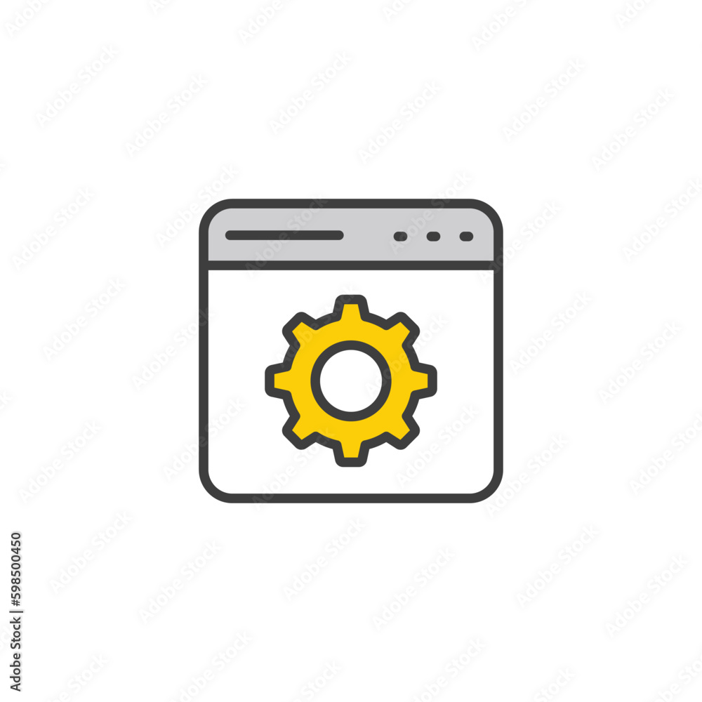 Seo Web icon design with white background stock illustration Seo Web icon design with white background stock illustration