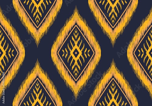 Canvastavla ethnic, ikat, patterns, geometric, native, tribal, boho, motif, aztec, textile,