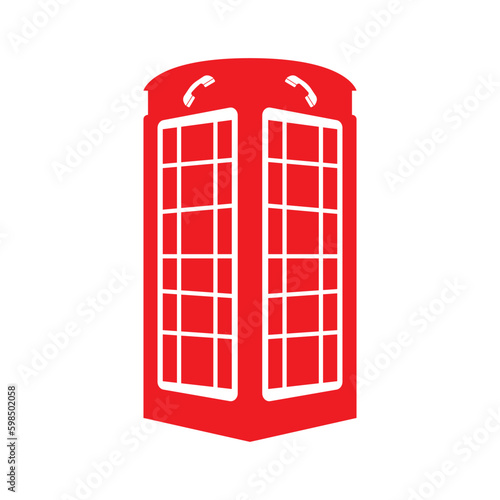 Payphone symbol icon, logo vector illustration design template