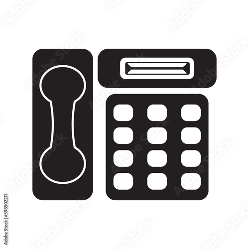 Payphone symbol icon, logo vector illustration design template