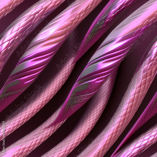Abstract 3D snakes, Seamles...