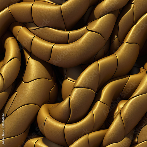 Abstract 3D worms, Seamless...