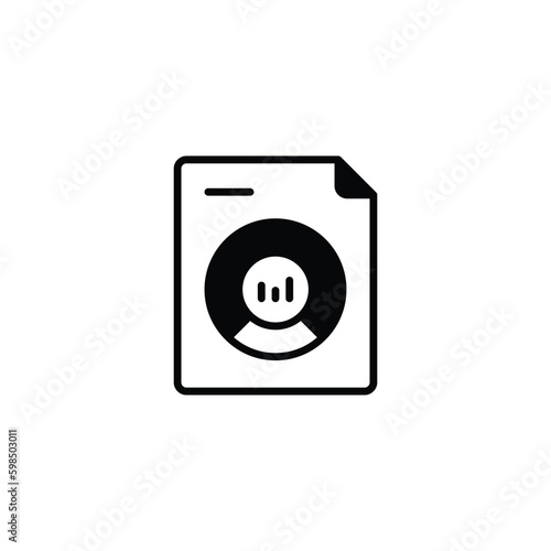 Free Download Graph icon design with white background stock illustration - GFXLoad