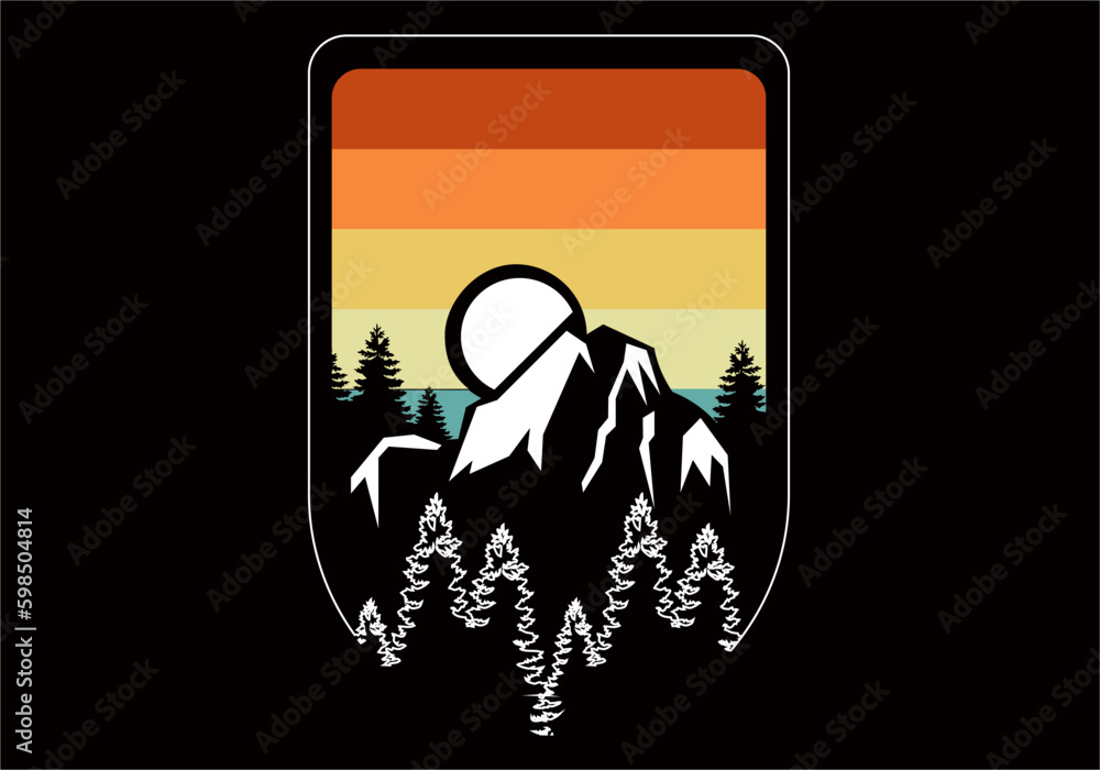 Logo Adventure Mountain Logo Template Vector Logo Adventure Mountain Logo Template Vector