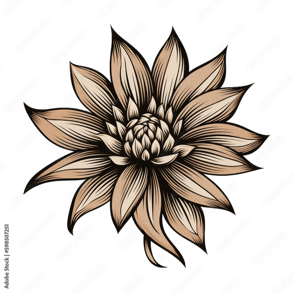 lotus flower isolated