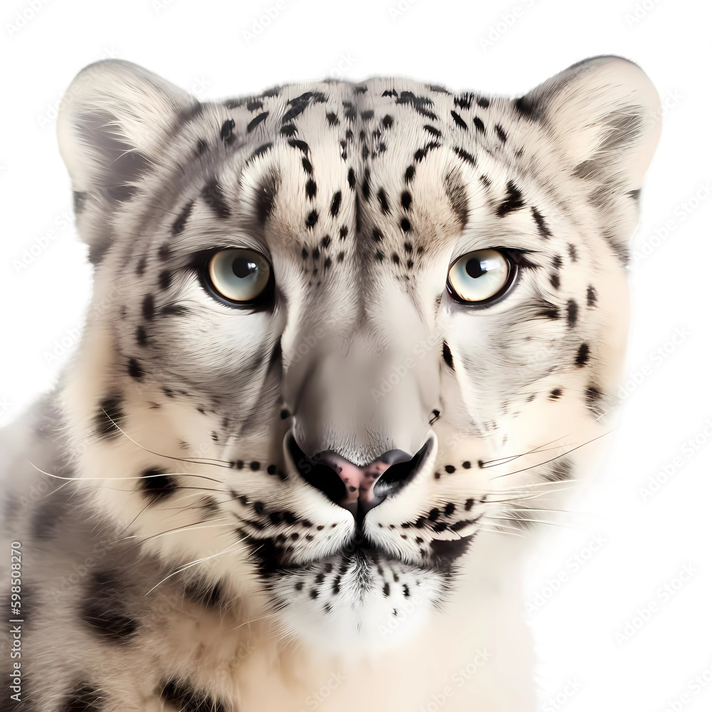 Naklejka premium snow leopard portrait