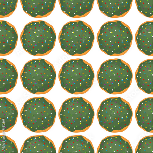 Pattern homemade cookie different taste in pastry biscuit