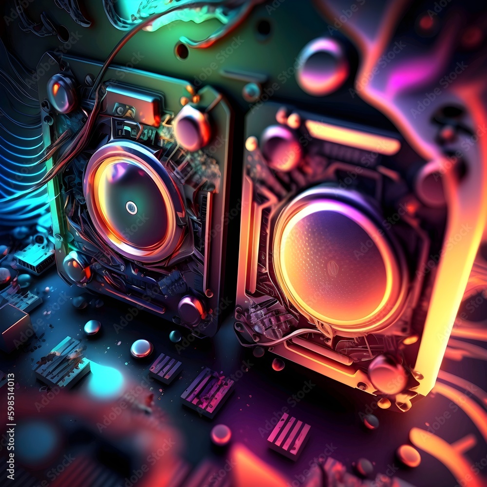 background with circuit board