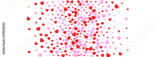 Wallpaper Mural Violet Confetti Background White Vector. Folded Illustration Heart. Tender Shape Texture. Pink Confetti Happy Pattern. Fond Isolated Backdrop. Torontodigital.ca