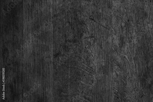Fotobehang Black vintage worn wooden texture, indoor texture, wood design, decoration