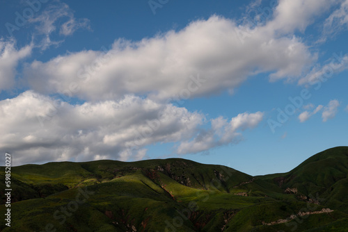 Clouds over Grimes Canyon, Moorpark, California photo