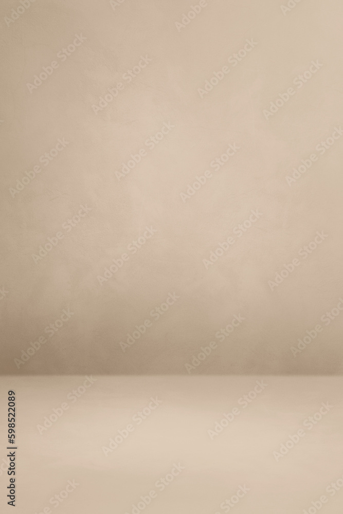 Empty beige concrete interior background Empty beige concrete interior background