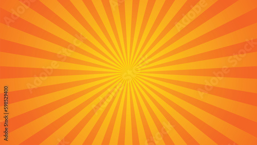 abstract background with yellow rays, Sunray vector background, YouTube thumbnail background, zoom-out background 