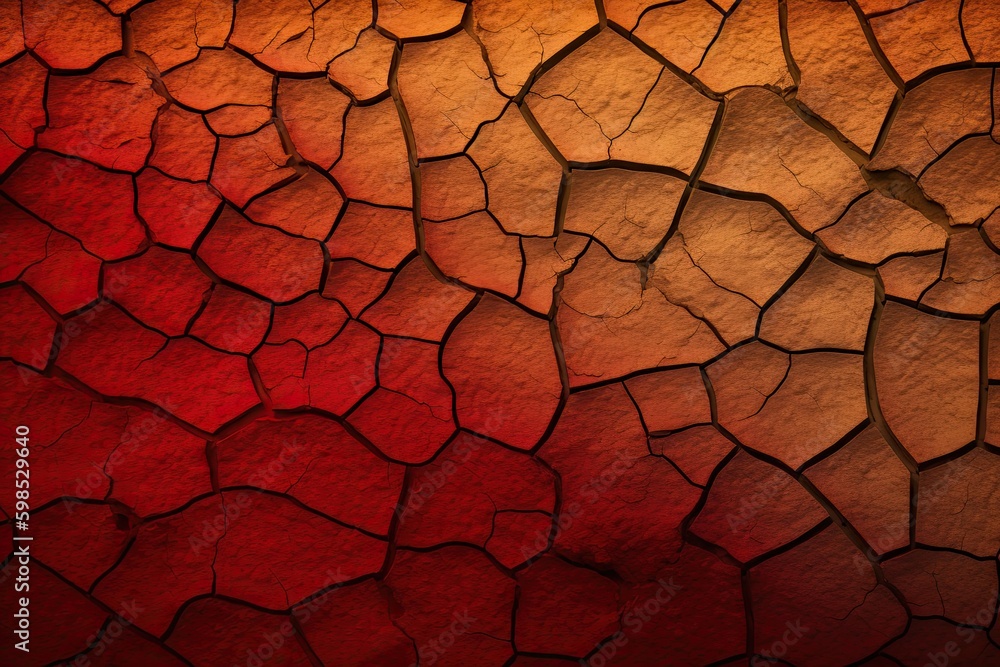 Cracked dried earth soil. Ground texture. Drought or dry land. Generative AI Cracked dried earth soil. Ground texture. Drought or dry land. Generative AI