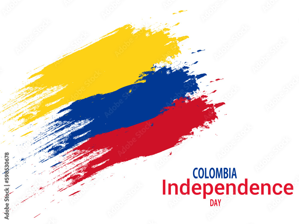 Independence day Colombia. Vector background. National day. Independence day Colombia. Vector background. National day.