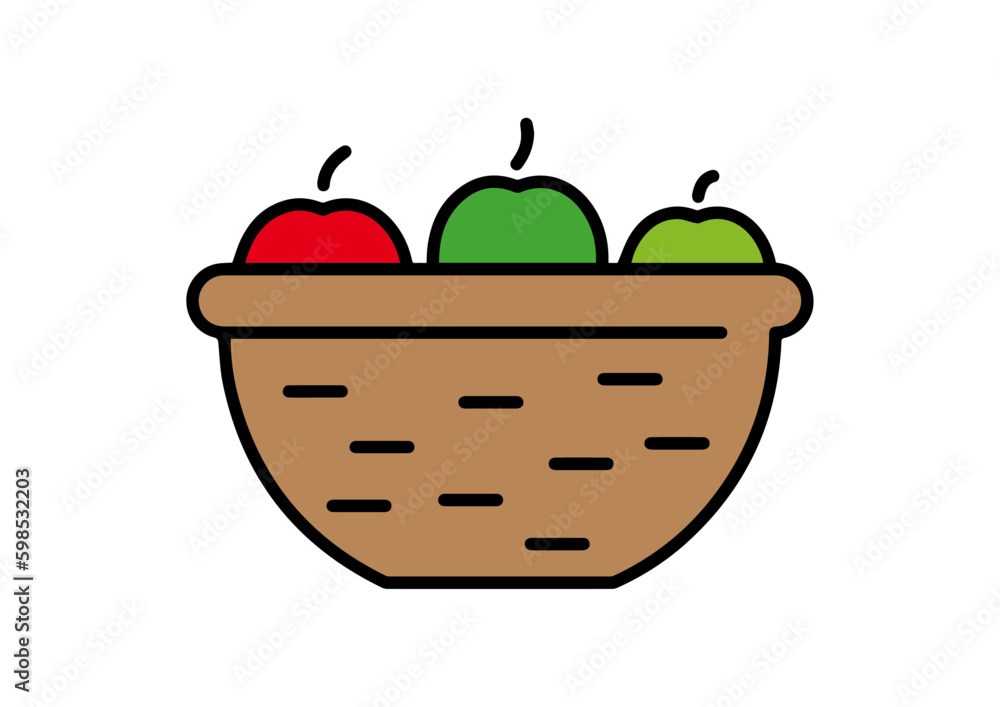 Basket Fruit Stock Illustrations – 47,015 Basket Fruit Stock Illustrations,  Vectors & Clipart - Dreamstime