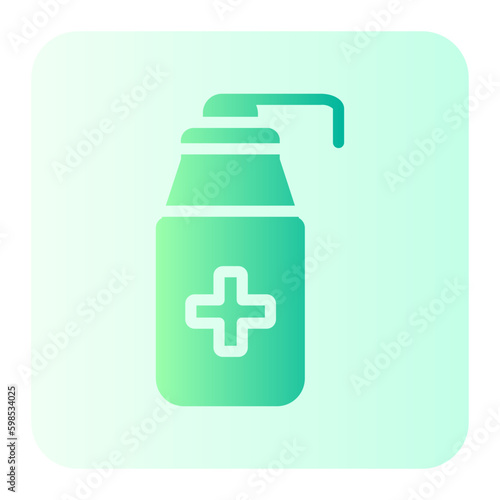 disinfectant gradient icon