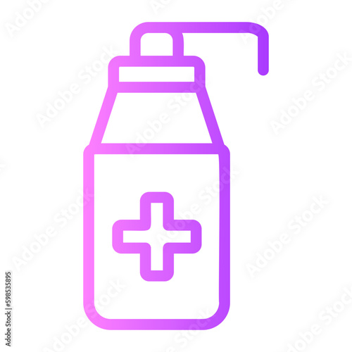 disinfectant gradient icon