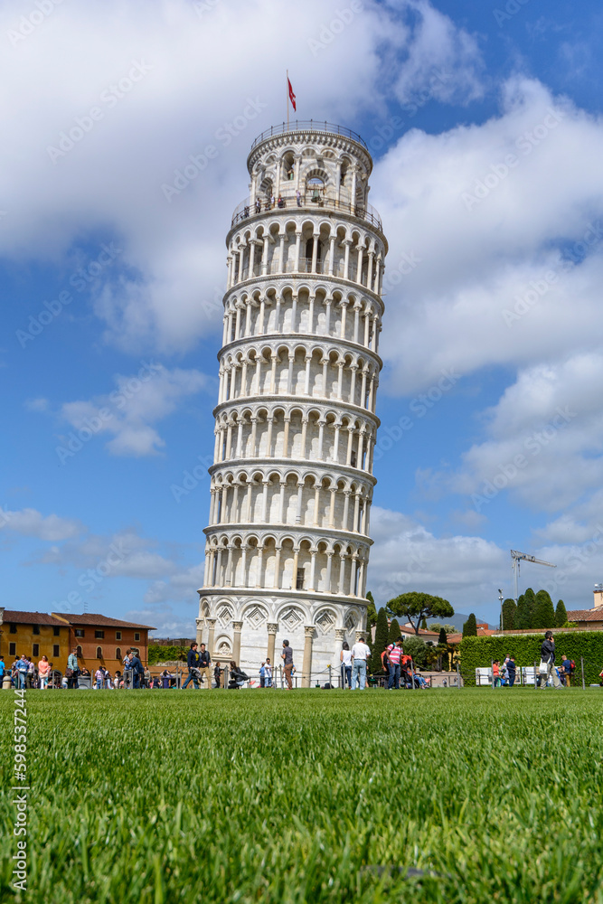 Schiefer Turm von Pisa, Piazza del Duomo, Pisa, Toskana, Italien